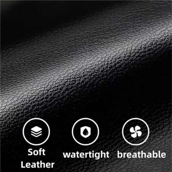 mens leather gloves touchscreen winter warm cashmere lined driving motorcycle - Picture 7 of 8